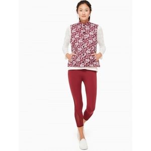 NWT KATE SPADE Begonia Bloom Reversible Vest Small